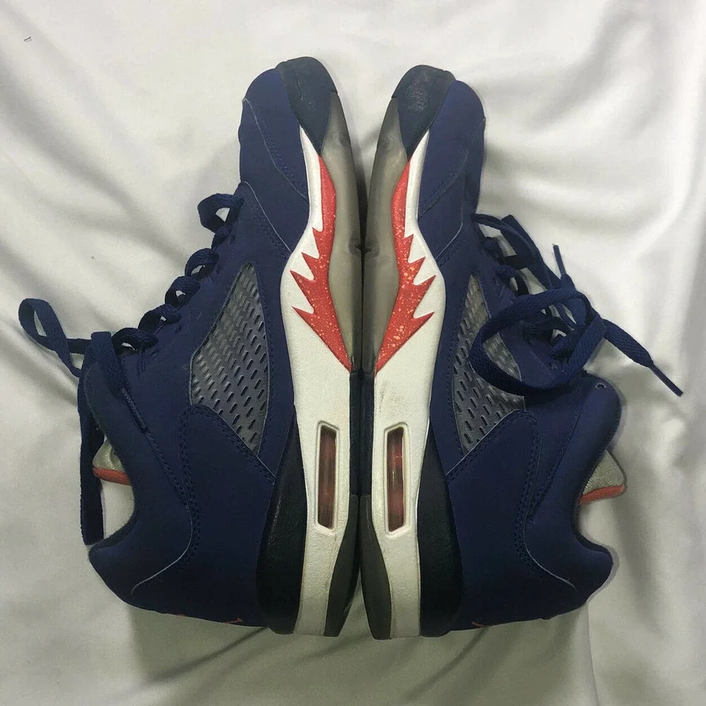 Air Jordan V 5 Retro Low Basketball Sneakers‎